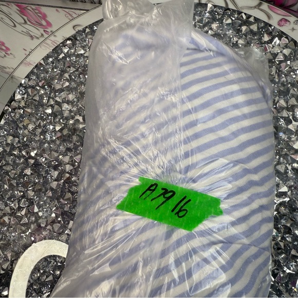 beachlunchlounge long sleeve button up Light Blue and White Striped Shirt - Picture 12 of 12